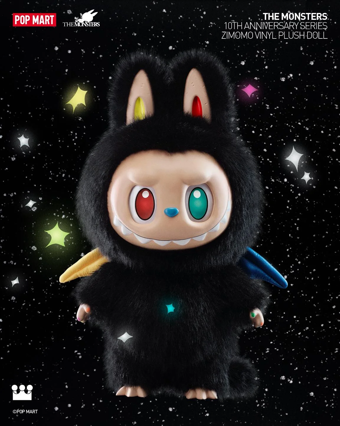 The Monsters (Labubu) 10th Anniversary Series-ZIMOMO Vinyl Plush Doll